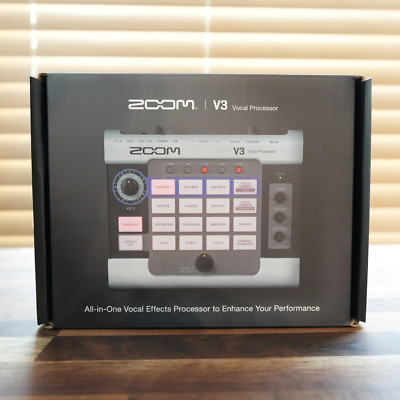 ZOOM V3 Voice Changer Vocal Processor Audio interface 16 voice