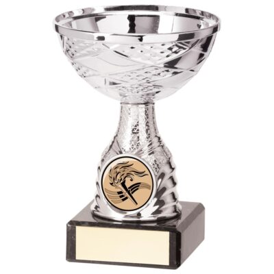 Multisport Award, silberne Hacienda Tasse mit individuellem Logo & kostenloser Gravur TR20513
