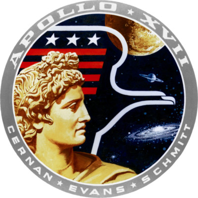 Aufkleber NASA  Apollo 17 Mission Seal Autoaufkleber Sticker