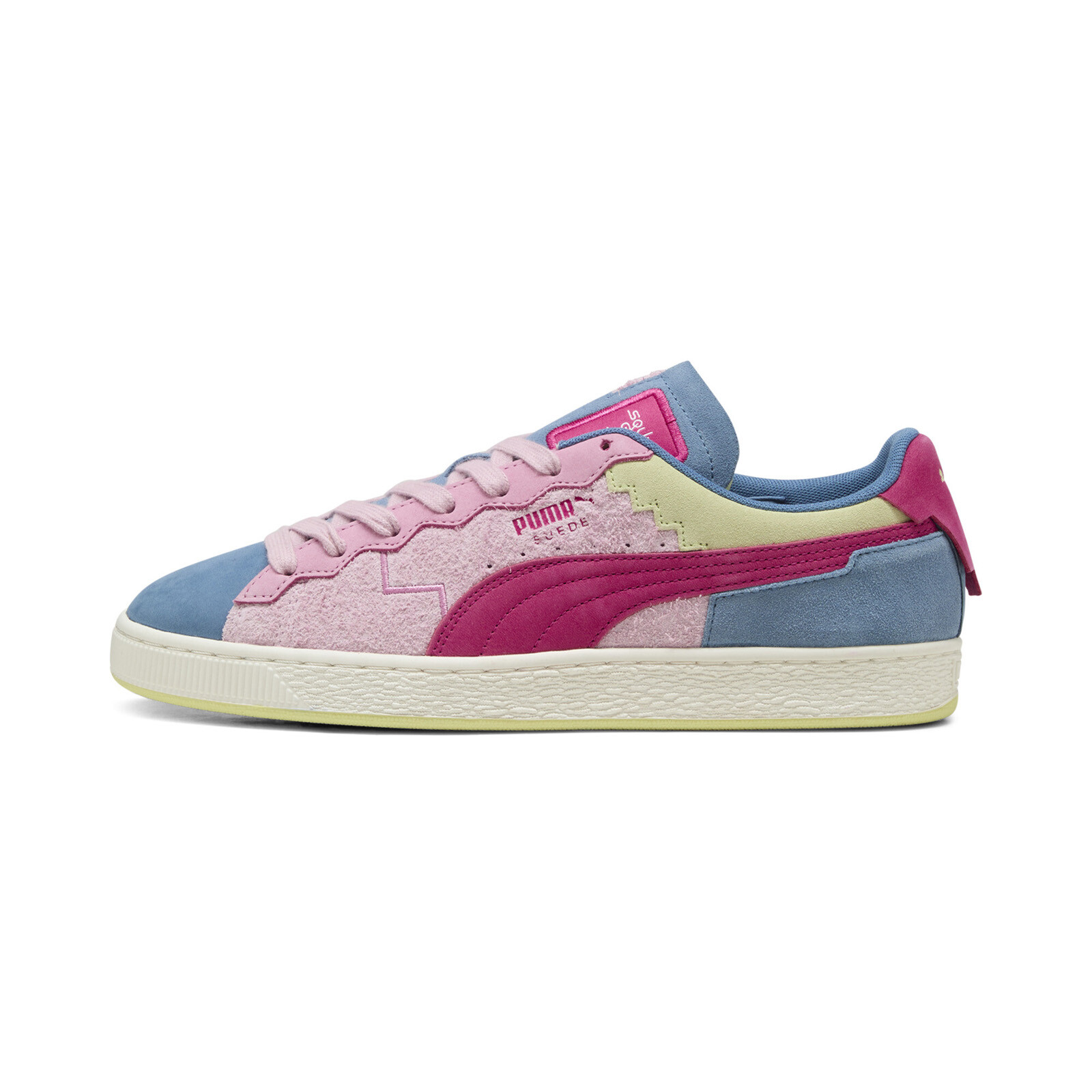 Puma Suede Squid Game 39942801 Mens Blue Synthetic Lifestyle Sneakers Shoes