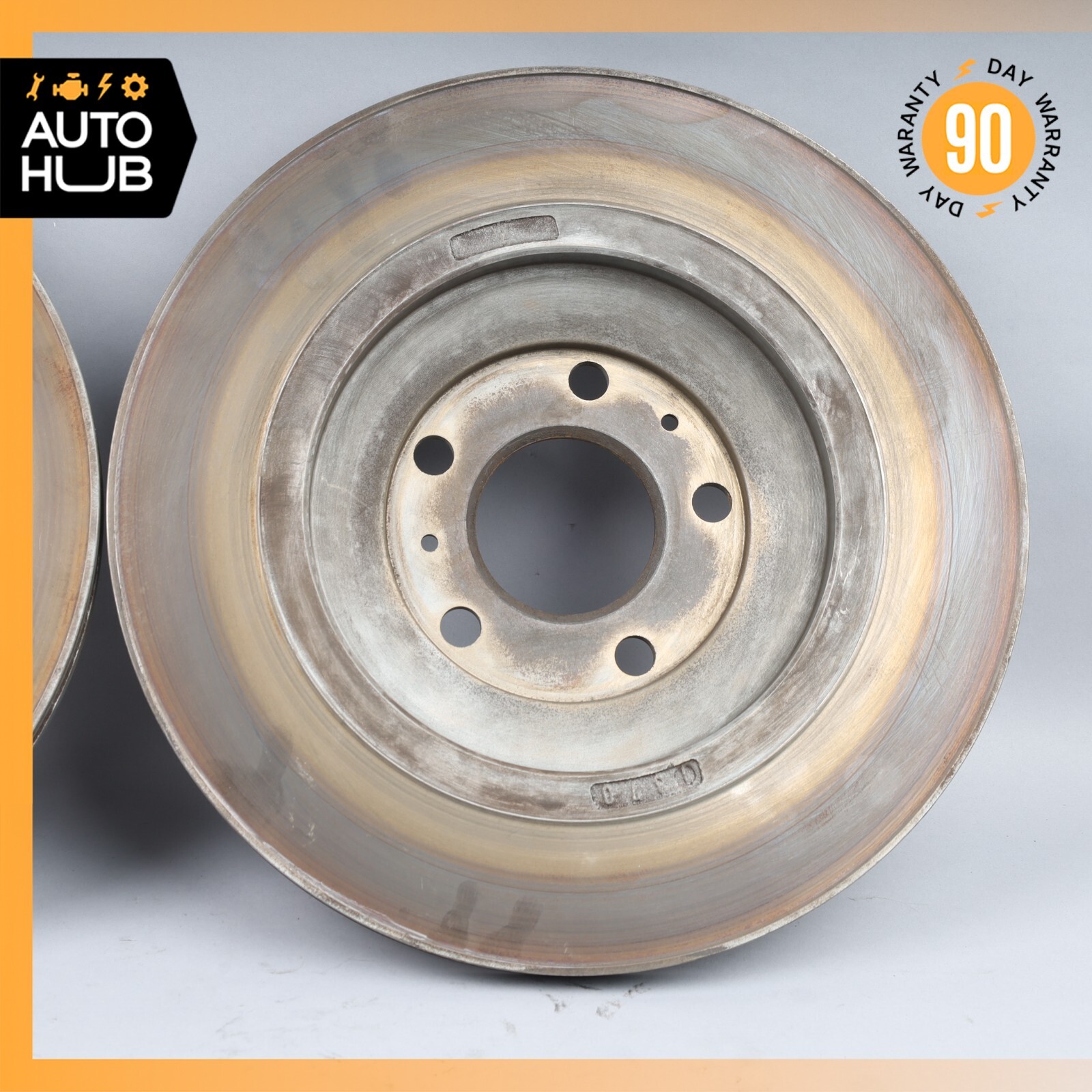03-18 Bentley Continental GTC GT Rear Left & Right Brake Rotors Disc OEM 59k