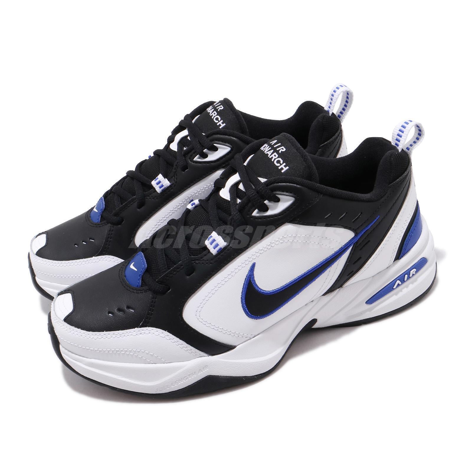 Nike Air Monarch IV 4 White Blue Men Shoes Sneaker 415445-002 | eBay