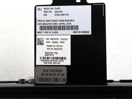 Dell Wyse 5010 Dx0D Wireless D10D T48E DC 1.4GHz 909638-51L 0CK76 - Picture 6 of 8