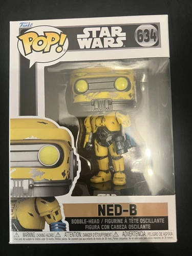 Funko Pop! Star Wars Obi-Wan Kenobi  Ned-B #634 In Soft protector