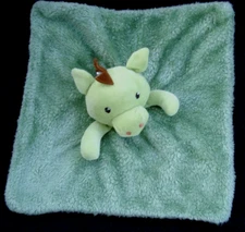DTU Inc. Green Dinosaur Security Blanket NEW