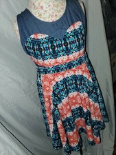 SALE*Dex Dress Multi Color Sz M
