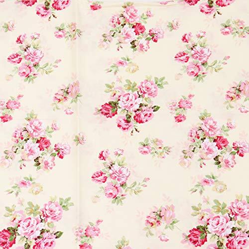 2 Piece Queen Size Pillow Cases, 100 Cotton Red Floral Pillow Covers