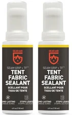 GEAR AID Seam Grip TF Tent Fabric Sealant, 4 fl. oz. (2-Pack)