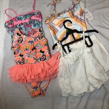 Girls size 5 Gently UsedSwimsuits  New Shorts Set