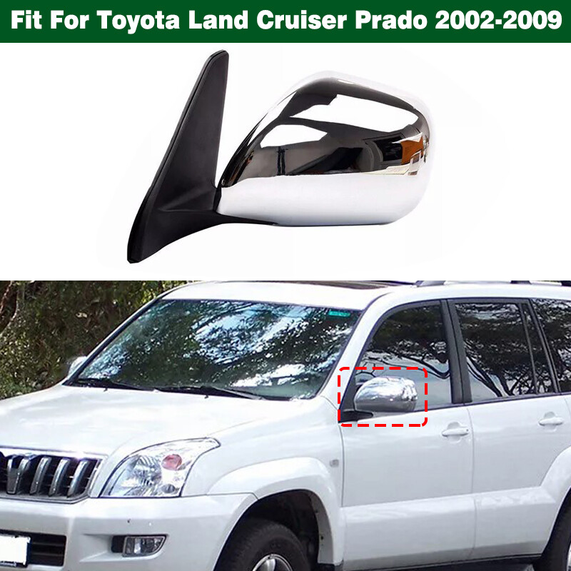 Left Driver Side Mirror Assy 5Pins For Toyota Land Cruiser Prado