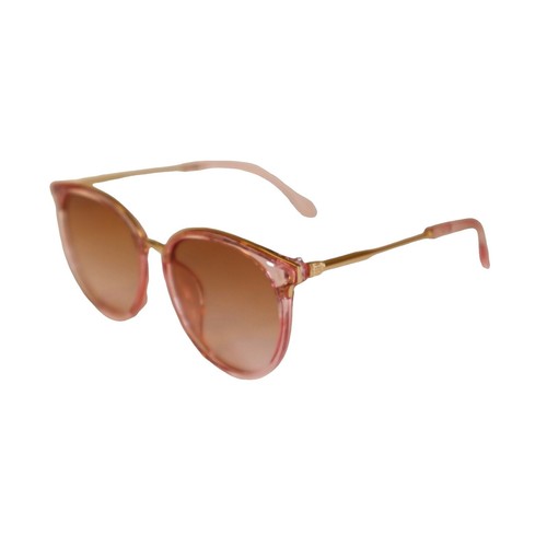 sunglasses bling Hip Hop Outdoor 80\'s 90\'s Style Retro Pink Lens Gold Frame New FACATH 80s/90s Women Rapper DJ Sunglass for Girls Square  main image 4