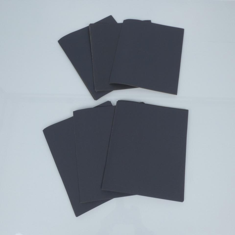 Papier à poncer grain 400 HPX abrasif sec pour bois et métal en lot de 50 feuilles de 23x28 cm