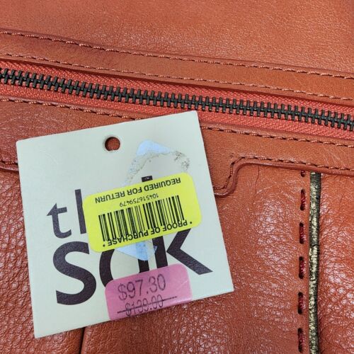 The Sak Ashland Umhängetasche orange Leder mit abnehmbarem Riemen - Bild 9 von 11