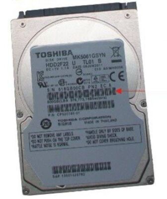 Fujitsu 38018793 500Gb Hard Drive 2.5in. 7.2 SATA ~E~