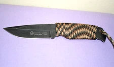 Genuine Puma SGB SW TAC 6650800 Stonewashed Tactical Fixed Knife W/Lanyard-Great