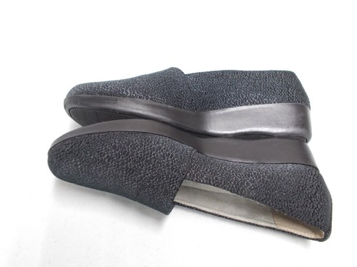 Cliffs By White Mountain Women's HONCHO Black Fabric Wedge Slip On Shoes Size 8 - Picture 9 of 12