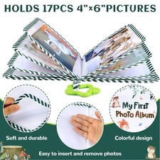 My First Photo Cloth Book Soft Fabric For Baby Memory Album