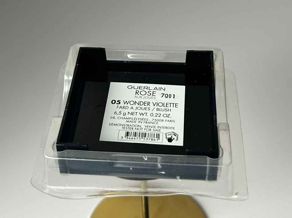 Guerlain Rose Aux Joues Blush 05 Wonder Violette Tester 6.5g Discontinued Rare - Image 4 of 4