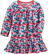 OshKosh B'Gosh Kid Girls' Long Sleeve Sleep Gown Size 12