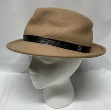 Stetson Felt Outdoor Hat Crushable Light Brown Western Fedora Adult M
