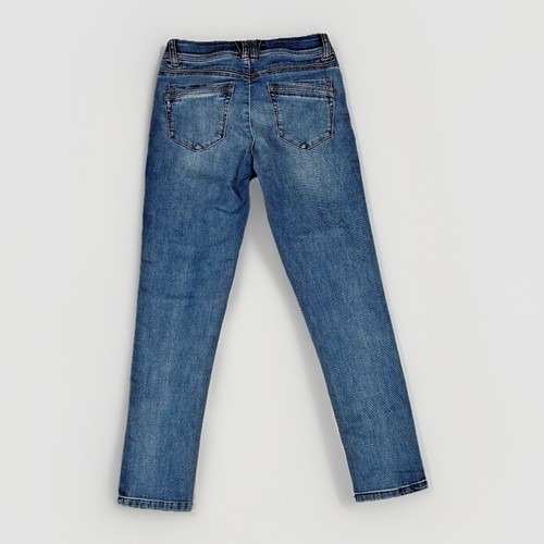 Democracy Jeans Damen Größe 2 Blau Ab Technology Skinny Distressed - Bild 2 von 11