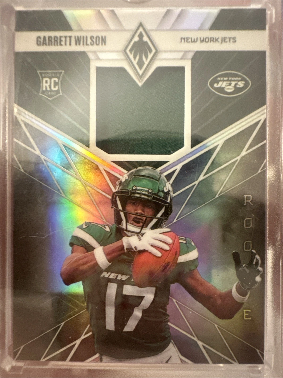 Garrett Wilson Panini Phoenix Rookie Memorabilia #RME6 Base