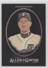 2017 Topps Allen & Ginter's X Short Print Jordan Zimmermann #308 2g8
