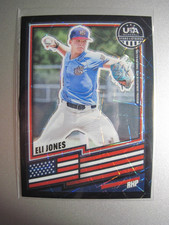 2026 USA Baseball Stars and Stripes Prizm Prizms Black Velocity #93 Eli Jones