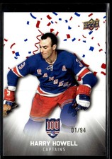 2025-26 UD New York Rangers Centennial Cup Celebration /94 Harry Howell #173