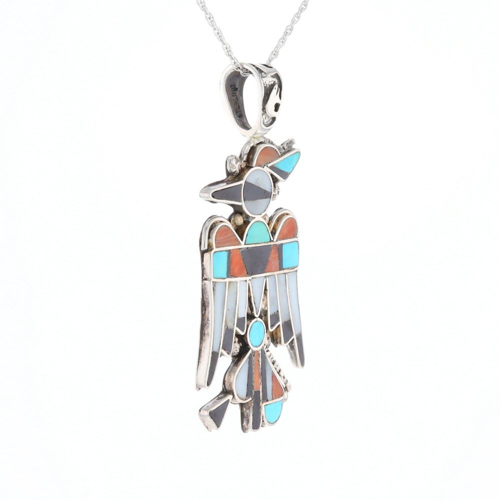 Native Multi-Stone Thunderbird Pendant GV173789 - image 10