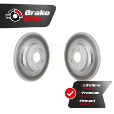 Rear Coated Disc Brake Rotors Pair For 2020-2023 Mercedes-Benz GLB250