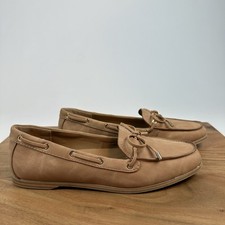 New NIB Womens Dolce Vita Modern Tan Slip On Loafers Shoes Size 8 B
