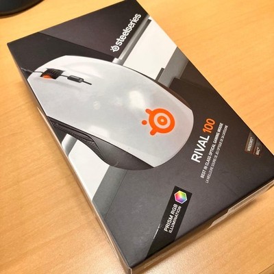 SteelSeries Gaming Mouse Wired White Unused