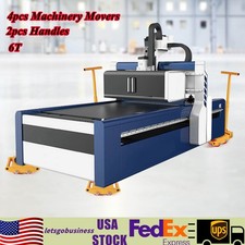 4X 6T Machinery Skate Dolly Heavy Duty Industrial Moving Equipment Mover Rollers