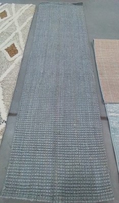 LIGHT GREY 2'-3'' x 9'-0'' Broken Thread Rug, Reduced Price 1172779153 NF747F-29
