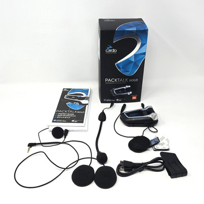 Cardo PackTalk Bold JBL Bluetooth Headset Complete TESTED NICE