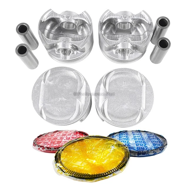 Pistons w/ Rings for 96-00 Honda Civic 1.6L L4 SOHC 16v - Изображение 2 из 3