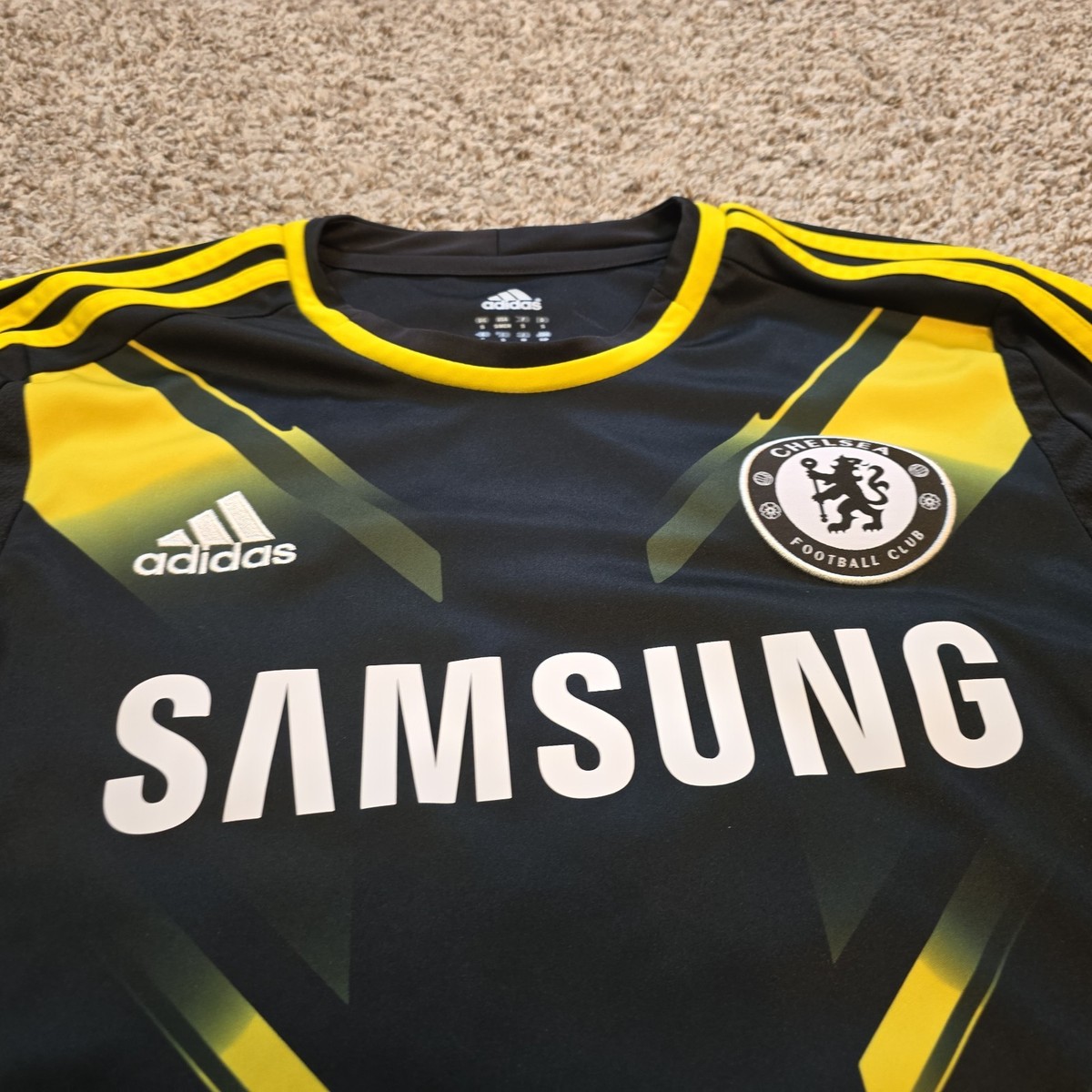 Chelsea FC Adidas 2012/13 Third Football Longsleeve Soccer Jersey