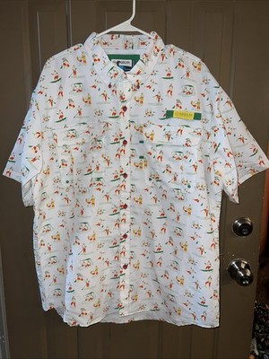 Magellan Outdoors Laguna Madre Men s Size Large Button Up Shirt, Fish Gear