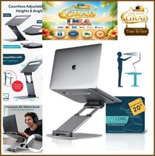 Adjustable Laptop Stand Extra Tall 20 Inch Riser Aluminum Ergonomic Standing