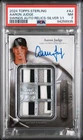 2024 Topps Sterling Swings Auto Relic Patch Aaron Judge Silver 1/1 PSA 7