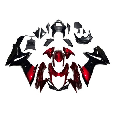 Candy Red Black Fairings for Suzuki 2011 2023 GSXR600 GSXR750 Injection Bodywork