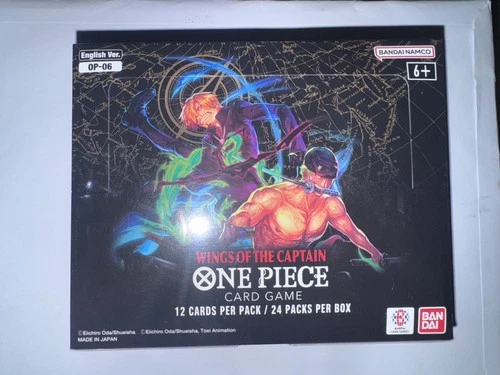 One Piece Card Game OP-06 Wings Of The Captain Booster Box SEALED ENGLISH