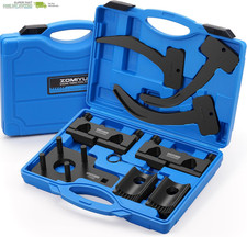 Timing Tool Kit, Camshaft Phaser Lock Set Crankshaft Pulley Wrench Replaces 10