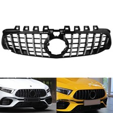 GT stil Chrom Kühlergrill gitter für Mercedes-Benz A W177,Stufenheck V177 2018+