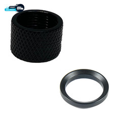 1/2X28 Thread Protector with Crush Washer for 22LR Black Aluminum
