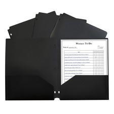 C-LINE PRODUCTS INC CLI33931 Two-Pocket Heavyweight Poly Portfolio Folder