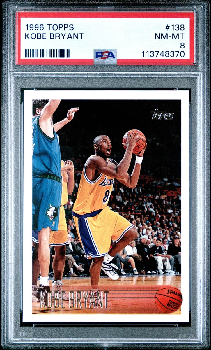 Topps Kobe Bryant 8 Graded Basketball Sports Trading Cards