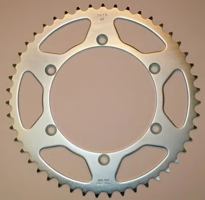 Roda dentada traseira de aço Sunstar - 50T motocicleta ATV/UTV bicicleta de rua bicicleta suja - Imagem 2 de 4