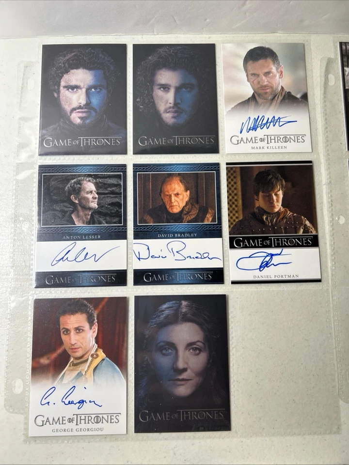 Rittenhouse Game Of Thrones 2012-2015 Huge Card Lot. 515 Cards, 10 Autographs - Image 2 of 4